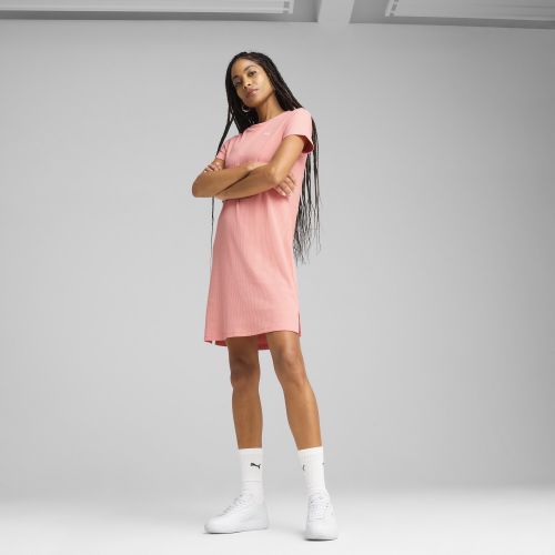Robe côtelée moulante ESS ELEVATED , Vêtements, Rose, L - PUMA - Modalova