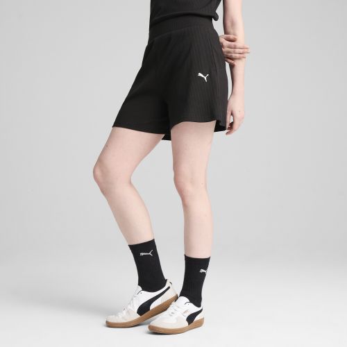 Short 5" côtelé à taille haute ESS ELEVATED - PUMA - Modalova
