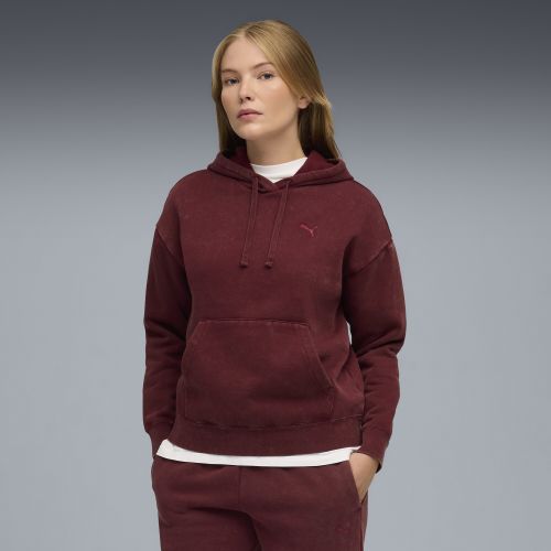Hoodie décontracté délavé Essentials Elevated , Vêtements, Rouge, XXS - PUMA - Modalova