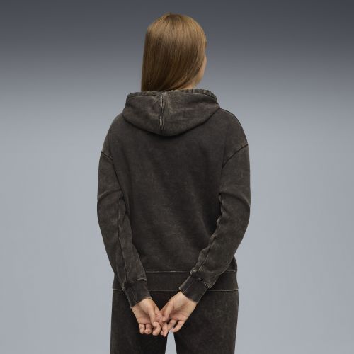 Hoodie décontracté délavé Essentials Elevated , Vêtements, Noir, XXS - PUMA - Modalova