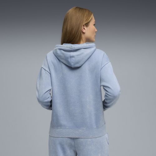 Hoodie décontracté délavé Essentials Elevated , Vêtements, Bleu, XXS - PUMA - Modalova