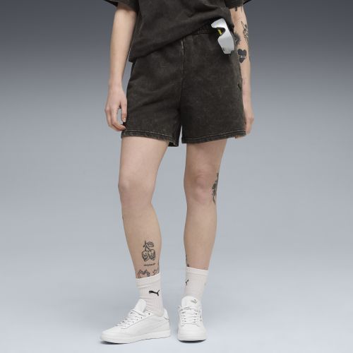Short délavé 13 cm à taille haute Essentials - PUMA - Modalova