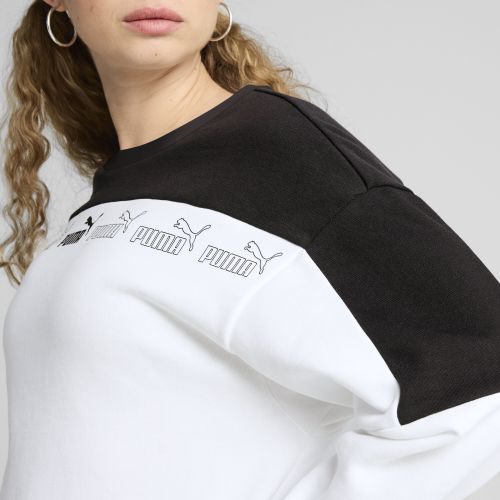 Pull ras du cou Around The Block , Vêtements, Blanc, L - PUMA - Modalova