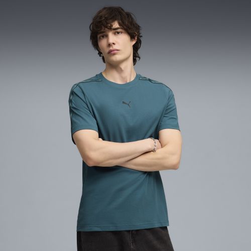 T-shirt à bandes Essentials+ , Vêtements, Vert, S - PUMA - Modalova