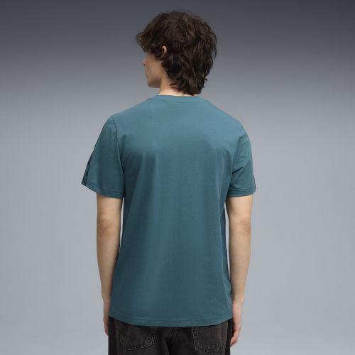 T-shirt à bandes Essentials+ , Vêtements, Vert, S - PUMA - Modalova