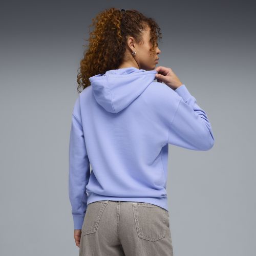 Hoodie Essentials Script , Vêtements, Violet, S - PUMA - Modalova