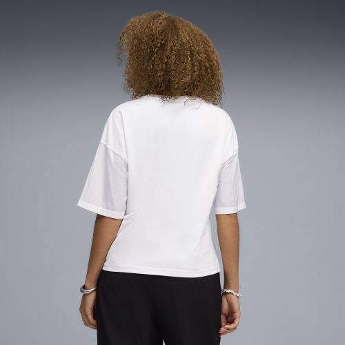 T-shirt oversize HER , Vêtements, Blanc, XXS - PUMA - Modalova