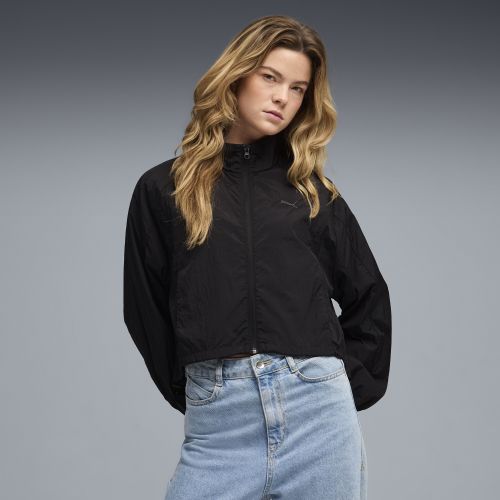 Veste tissée zippée à coupe décontractée HER , Vêtements, Noir, XXS - PUMA - Modalova