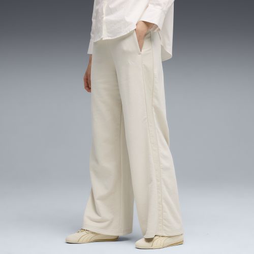 Pantalon à taille haute et jambes larges HER , Vêtements, Blanc, XXS - PUMA - Modalova