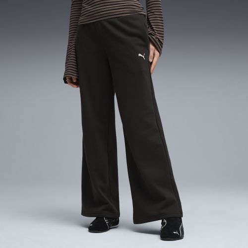 Pantalon ample en polaire à logo Cat Essentials , Vêtements, Noir, S - PUMA - Modalova