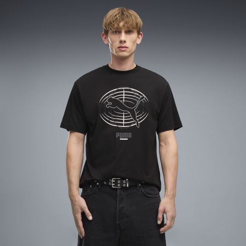 T-shirt décontracté à imprimés TECH , Vêtements, Noir, S - PUMA - Modalova
