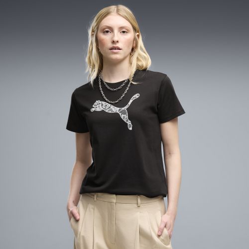 T-shirt à imprimés Lace Cat , Vêtements, Noir, S - PUMA - Modalova