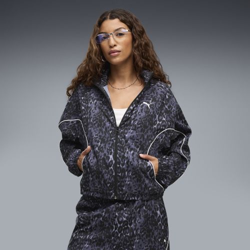 Veste décontractée à zip et imprimé animal Sport , Vêtements, Gris, S - PUMA - Modalova