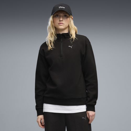 Sweat à 1/2 zip Essentials Elevated , Vêtements, Noir, S - PUMA - Modalova