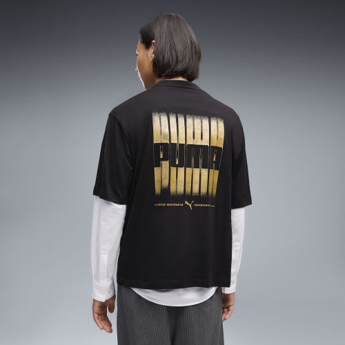 T-shirt coupe carrée à motif doré , Accessoires, Noir, S - PUMA - Modalova