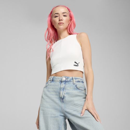 Crop-top côtelé CLASSICS Femme - PUMA - Modalova