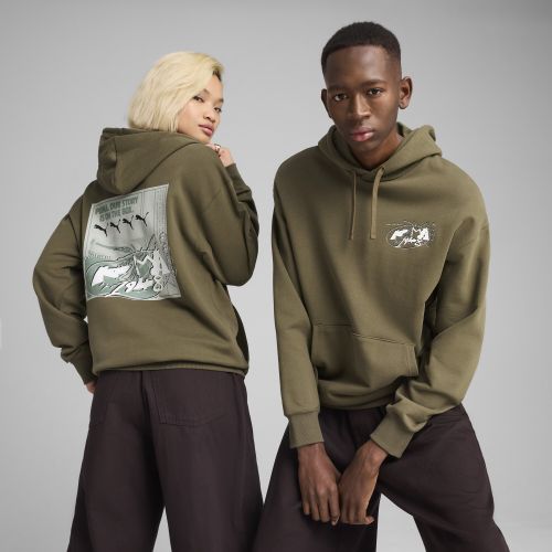 Hoodie décontracté avec motif FUTURE..ARCHIVE, Vêtements, Vert, L - PUMA - Modalova