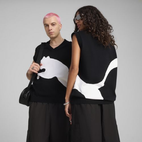 Gilet décontracté en maille à motif FUTURE..ARCHIVE - PUMA - Modalova