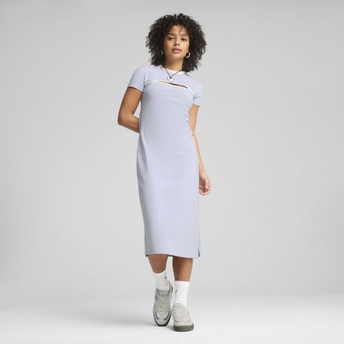 Robe midi à découpe WARDROBE ESS , Vêtements, Bleu, L - PUMA - Modalova