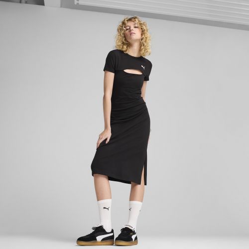 WARDROBE Essentials Midi Cut-Out Dress Women, Vêtements, Noir, L - PUMA - Modalova