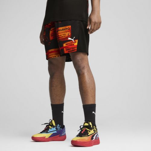 Short de basketball Scoot Caution All Jaws , Accessoires, Noir, S - PUMA - Modalova