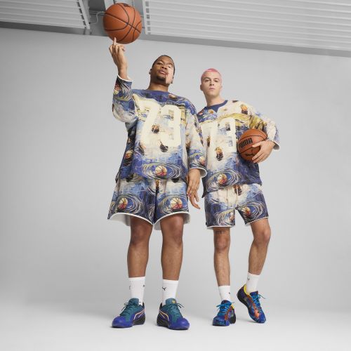 Short de basketball en tissu éponge Dylan Exhibit - PUMA - Modalova