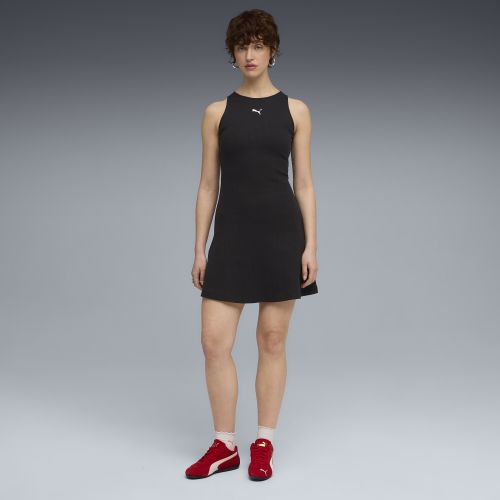 Wardrobe Essentials Ribbed Dress Women, Women, Noir, S - PUMA - Modalova