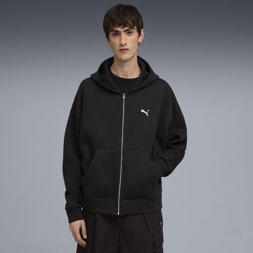 Wardrobe Essentials Boxy Full-Zip Hoodie Men, Men, Noir, S - PUMA - Modalova