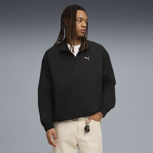 TECH Relaxed Half-Zip Crew Sweat Men, Vêtements, Noir, S - PUMA - Modalova