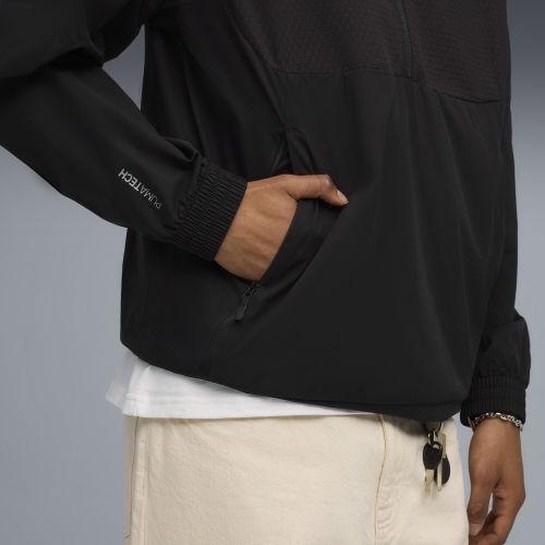 Sweat décontracté à col rond zippé TECH , Vêtements, Noir, S - PUMA - Modalova