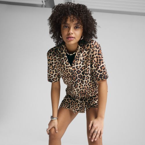 Chemise tissée décontractée à motif intégral LEO LUXE - PUMA - Modalova
