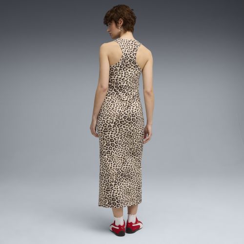Robe ajustée à motif intégral LEO LUXE , Vêtements, Blanc, S - PUMA - Modalova