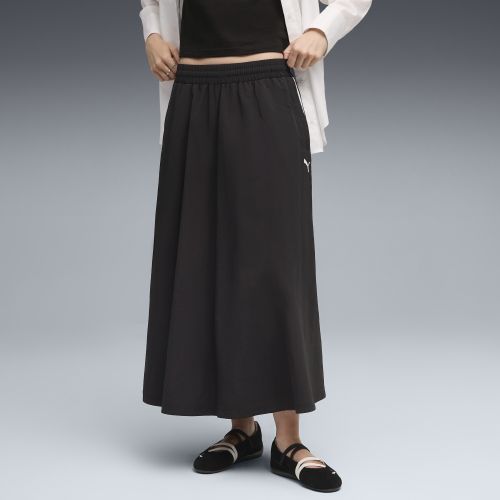 T7 Woven Midi Skirt Women, Women, Noir, S - PUMA - Modalova