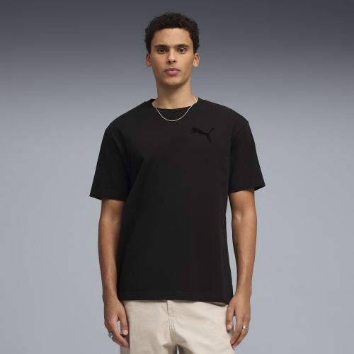 T-shirt décontracté Essentials Elevated Logo Cat , Accessoires, Noir, S - PUMA - Modalova