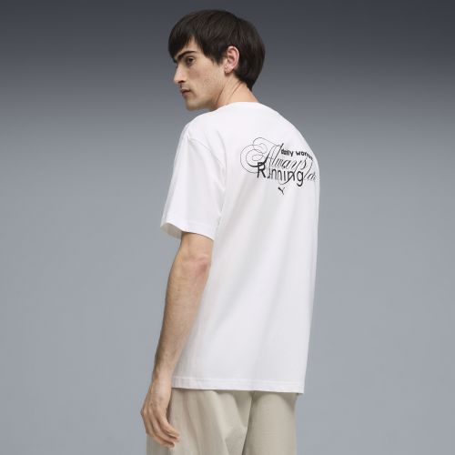 T-shirt décontracté à slogan , Vêtements, Blanc, S - PUMA - Modalova