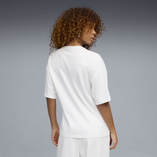 T-shirt ample orné à imprimés Essentials , Vêtements, Blanc, XXS - PUMA - Modalova