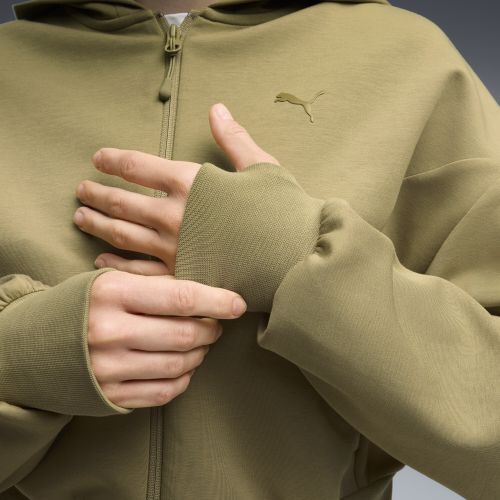 Veste à capuche zippée TECH SENSE , Vêtements, Marron, S - PUMA - Modalova