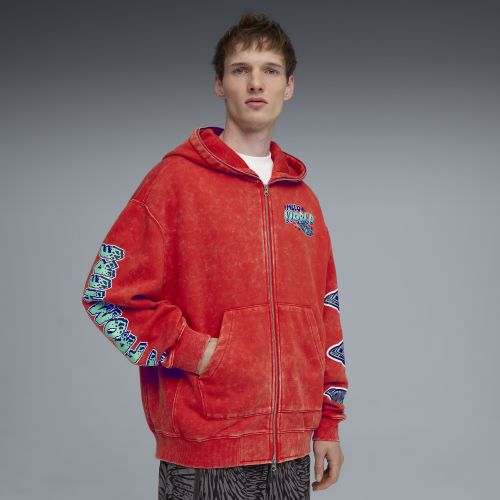 Hoodie zippé Melo World , Accessoires, Rouge, S - PUMA - Modalova