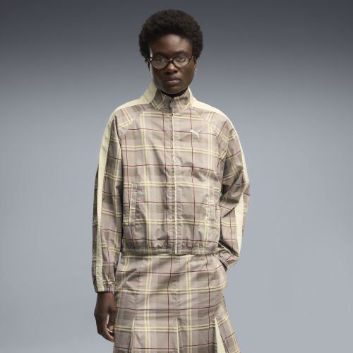 Veste décontractée à carreaux écossais T7 , Vêtements, Beige, S - PUMA - Modalova