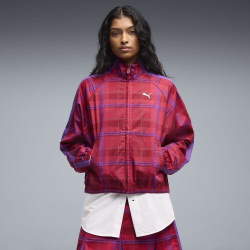 Veste décontractée à carreaux écossais T7 , Vêtements, Rouge, S - PUMA - Modalova