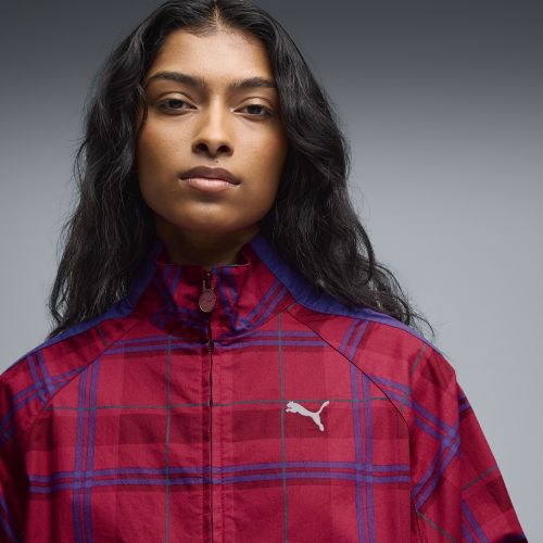 Veste décontractée à carreaux écossais T7 , Vêtements, Rouge, S - PUMA - Modalova