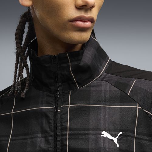 Veste de sport décontractée à carreaux T7 , Vêtements, Noir, S - PUMA - Modalova
