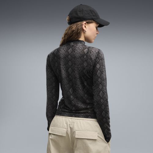 T-shirt en maille à imprimés Snake Pack , Vêtements, Noir, S - PUMA - Modalova