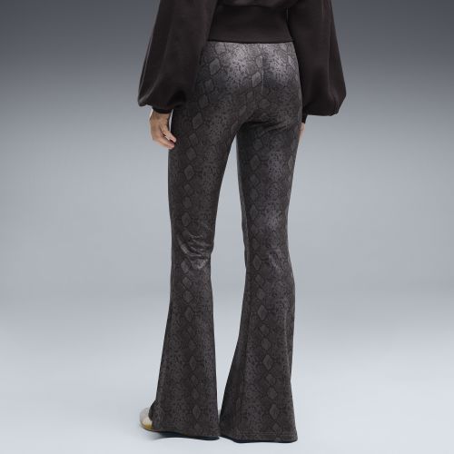 Pantalon slim évasé à imprimés Snake , Vêtements, Noir, S - PUMA - Modalova