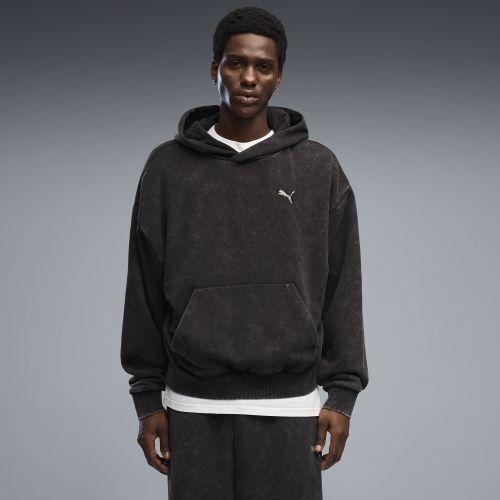 Hoodie délavé coupe carrée à motif Unisexe, Vêtements, Noir, S - PUMA - Modalova