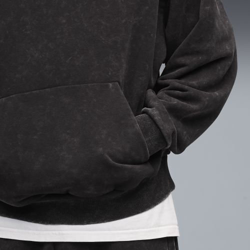 Hoodie délavé coupe carrée à motif Unisexe, Vêtements, Noir, S - PUMA - Modalova