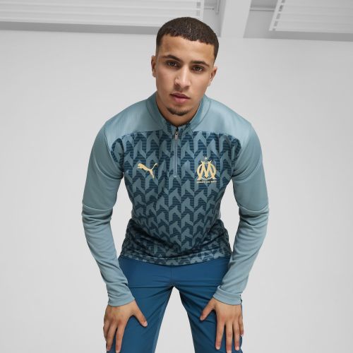 Veste d'avant-match à 1/4 zip Olympique de Marseille - PUMA - Modalova