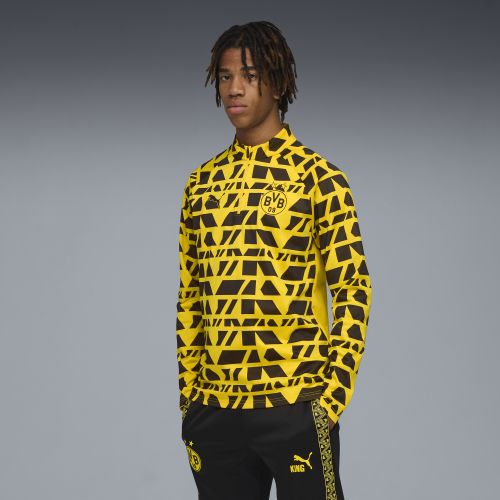 Haut d'avant-match à 1/4 zip Borussia Dortmund , Accessoires, Jaune, S - PUMA - Modalova