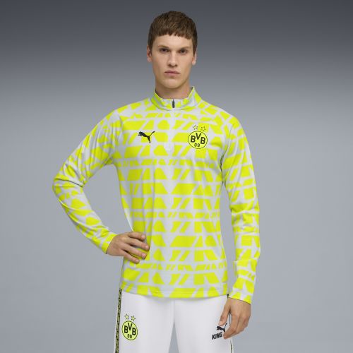 Haut d'avant-match à 1/4 zip Borussia Dortmund , Accessoires, Gris, S - PUMA - Modalova