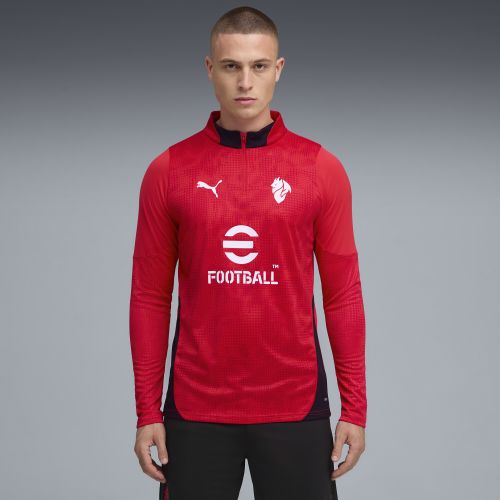 Haut d'entraînement à col zippé 25/26 AC Milan , Accessoires, Rouge, XXL - PUMA - Modalova